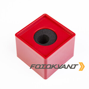Куб для микрофона большой красный Fotokvant MAC-22-Red