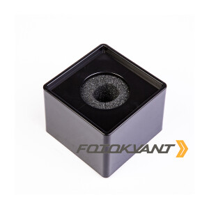 Куб для микрофона большой черный для нанесения логотипа Fotokvant MAC-22-Black