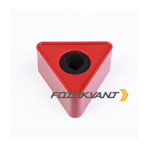 Треугольник для микрофона красный для нанесения логотипа Fotokvant MAC-19-Red