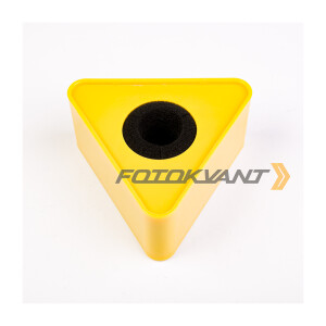 Треугольник для микрофона желтый для нанесения логотипа Fotokvant MAC-19-Yellow