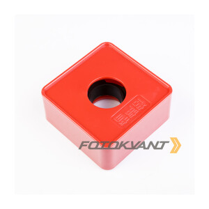 Плоский прямоугольник для микрофона красный для нанесения логотипа Fotokvant MAC-21-Red