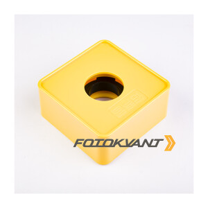 Плоский прямоугольник для микрофона желтый для нанесения логотипа Fotokvant MAC-21-Yellow