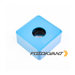 Плоский прямоугольник для микрофона голубой для нанесения логотипа Fotokvant MAC-21-Blue 