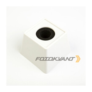 Трапеция для микрофона белая для нанесения логотипа Fotokvant MAC-20-White