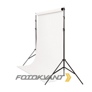Фон тканевый 150х200 см зеленый и серый двусторонний хромакей Fotokvant BG-1520 Grey/Green