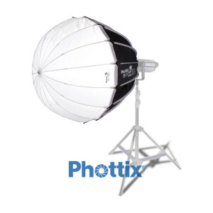 Быстрораскладной глубокий октобокс серии G-Capsule с сотами 85 см и адаптером Bowens Phottix (83724) G-Capsule Softbox 33