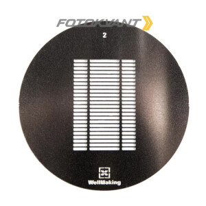 Маска гобо Ø 58 мм жалюзи 1 Fotokvant GMW-02 Gobo mask для оптических насадок