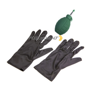 Мини-карандаш для чистки оптики объектива черный Nisi Lipstick Lens Pen Black 