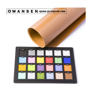 Фон пластиковый кофейный матовый 100х200 см Wansen PB-1020