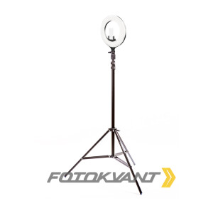 Комплект кольцевой светодиодный осветитель 40Вт 3200-5800К со стойкой Fotokvant LED-360 RING KIT
