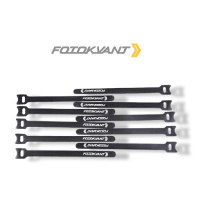 Комплект 10 шт стяжек-хомутов черных 17 см Fotokvant CLH-17 KIT