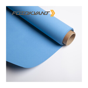 Фон бумажный 60х1100 см цвет "голубая ель" Fotokvant BGP-0611-176 Gentian Green