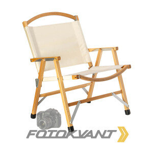 Стул режиссера / визажиста высокий цвет орех Fotokvant АСь-2 