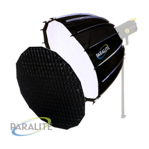 Комплект быстрораскладной соктобокс с сотами 90 см 16-спицевый с адаптером Bowens Paralite EZ-PRO 90 GRID софтбокс