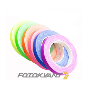 Комплект из 6 тейпов УФ 15 мм х 25 м Fotokvant GP-1525-6 KIT gaffer tape 
