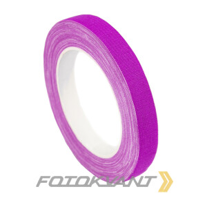 Клейкая лента студийный тейп ярко-фиолетового цвета 15 мм х 25 м Fotokvant GP-1525 Violet gaffer tape