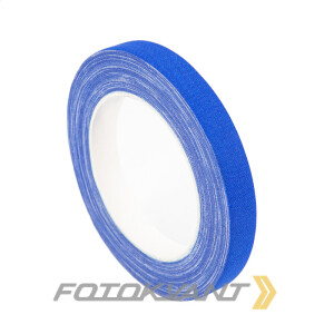 Клейкая лента студийный тейп голубого цвета 15 мм х 25 м Fotokvant GP-1525 Blue gaffer tape