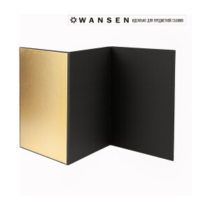 Отражатель флаг А4-3 4в1 белый золотой серебряный черный Wansen Flag 841198