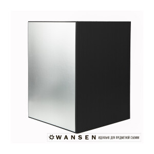 Отражатель флаг А3-2 3в1 белый серебряный черный Wansen Flag 829362