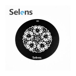 Маска гобо Ø 58 мм букет Selens 841770 Gobo-80 для оптических насадок