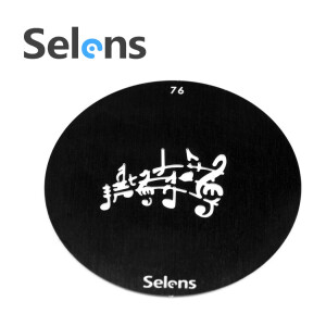 Маска гобо Ø 58 мм ноты Selens 841766 Gobo-76 для оптических насадок