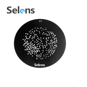 Маска гобо Ø 58 мм точки Selens 841761 Gobo-71 для оптических насадок