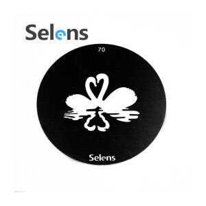 Маска гобо Ø 58 мм лебеди Selens 841760 Gobo-70 для оптических насадок