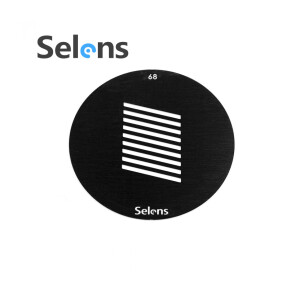 Маска гобо Ø 58 мм тень жалюзи Selens 841758 Gobo-68 для оптических насадок