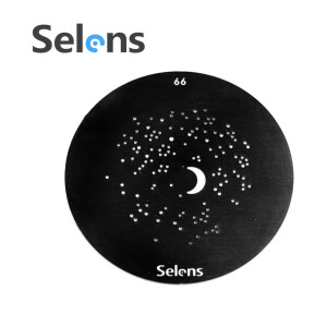 Маска гобо Ø 58 мм лунная ночь Selens 841756 Gobo-66 для оптических насадок