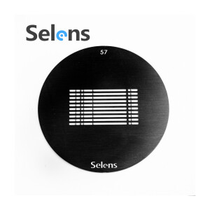 Маска гобо Ø 58 мм горизонтальное окно Selens 841747 Gobo-57 для оптических насадок