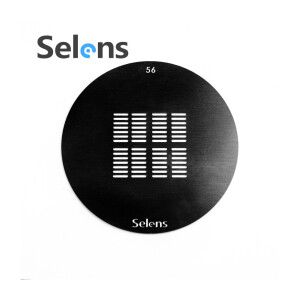 Маска гобо Ø 58 мм два окна Selens 841746 Gobo-56 для оптических насадок