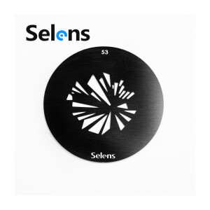 Маска гобо Ø 58 мм абстрактный цветок Selens 841743 Gobo-53 для оптических насадок