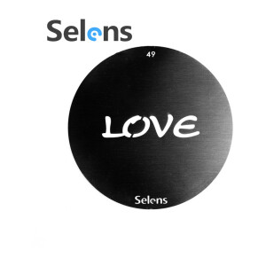 Маска гобо Ø 58 мм Love Selens 841739 Gobo-49 для оптических насадок
