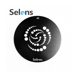 Маска гобо Ø 58 мм блинчики Selens 841730 Gobo-40 для оптических насадок