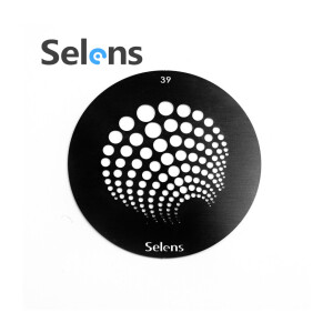 Маска гобо Ø 58 мм туннель Selens 841729 Gobo-39 для оптических насадок