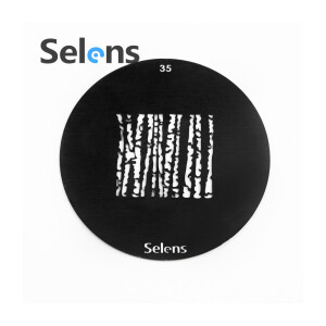 Маска гобо Ø 58 мм березки Selens 841725 Gobo-35 для оптических насадок