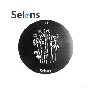 Маска гобо Ø 58 мм деревья Selens 841723 Gobo-33 для оптических насадок