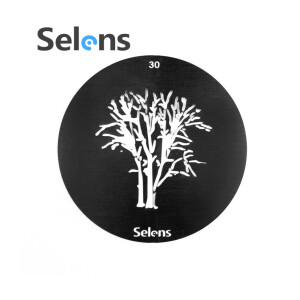 Маска гобо Ø 58 мм роща Selens 841720 Gobo-30 для оптических насадок