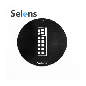 Маска гобо Ø 58 мм высокое окно Selens 841712 Gobo-22 для оптических насадок