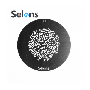 Маска гобо Ø 58 мм пятна Selens 841702 Gobo-12 для оптических насадок