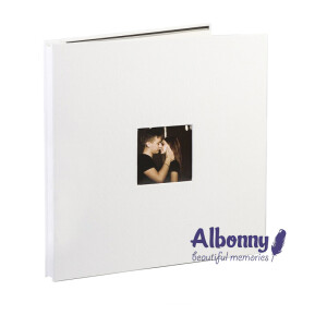 Фотоальбом белый 40 белых страниц Albonny AMP-3132-40-White
