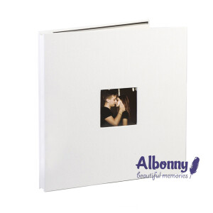 Фотоальбом белый 40 белых страниц Albonny AMP-3132-40-White