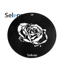 Маска гобо Ø 58 мм роза Selens 841718 Gobo-28 для оптических насадок