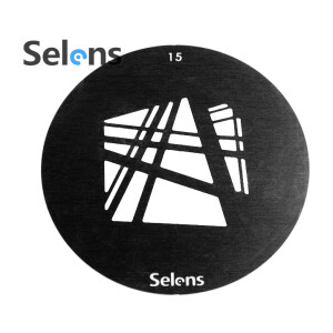 Маска гобо Ø 58 мм переплет Selens 841705 Gobo-15 для оптических насадок