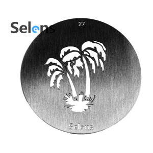 Маска гобо Ø 58 мм пальмы Selens 841717 Gobo-27 для оптических насадок