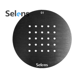 Маска гобо Ø 58 мм дуршлаг Selens 841691 Gobo-01 для оптических насадок