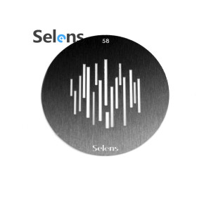 Маска гобо Ø 58 мм линии Selens 841748 Gobo-58 для оптических насадок