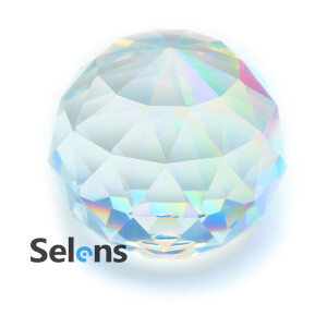 Lensball сфера хрустальная 60 мм с отливом, гранями и креплением 1/4 дюйма Selens 840074 Coated crystal