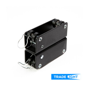 Каретка двойная с тормозом для подвесной потолочной системы П-Фото 1098-2