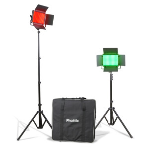 Phottix 81474 Kali50Ra RGB Studio LED Twin Kit светодиодные осветители